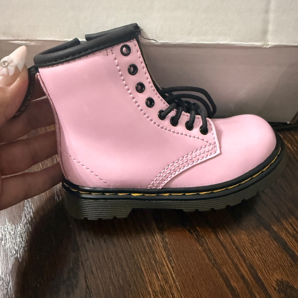 Dr. Martens Pink Kids Boots